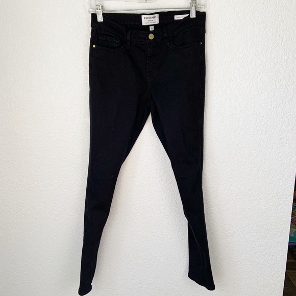 frame le skinny de jeanne black